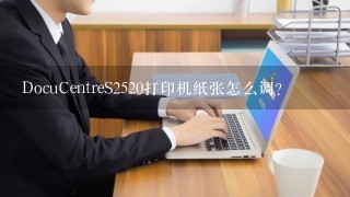 DocuCentreS2520打印机纸张怎么调？