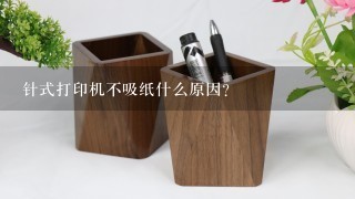 针式打印机不吸纸什么原因？