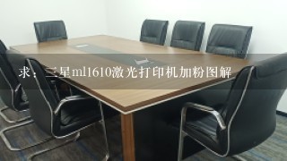 求：三星ml1610激光打印机加粉图解