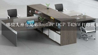 哪位大神有兄弟Brother DCP T428W打印机驱动 官方版软件百度云资源