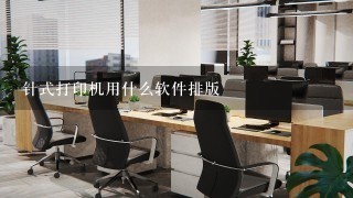 针式打印机用什么软件排版