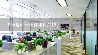 谁知道olivetti打印机品牌